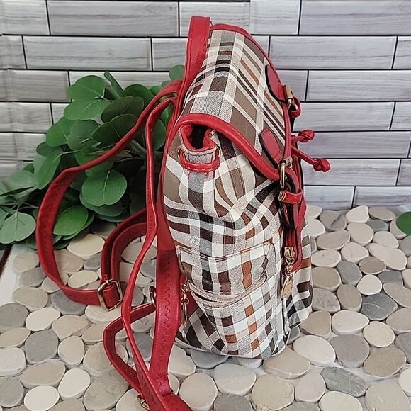 Unbranded checkered plaid backpack - Picture 5 of 13